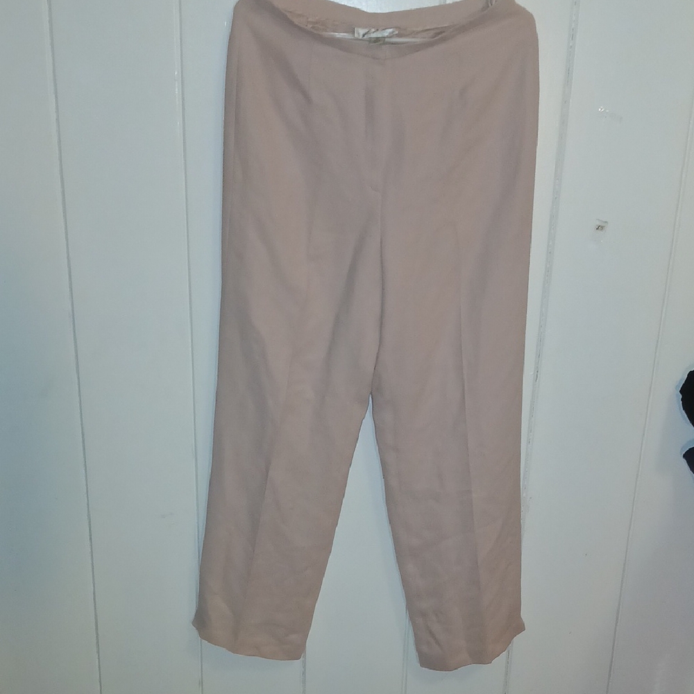 Casual Corner Tan Ankle Cropped Pants